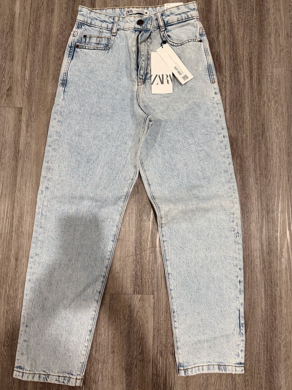 Zara Light Blue Relaxed women’s  Jeans